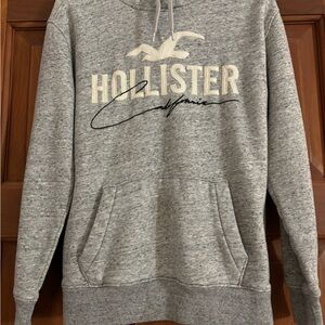 Hollister Gray Men's Hoodie XS